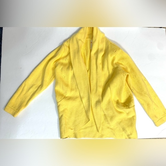 Gymboree Girls Sz 4 Yellow Cardigan Sweater - Picture 1 of 3
